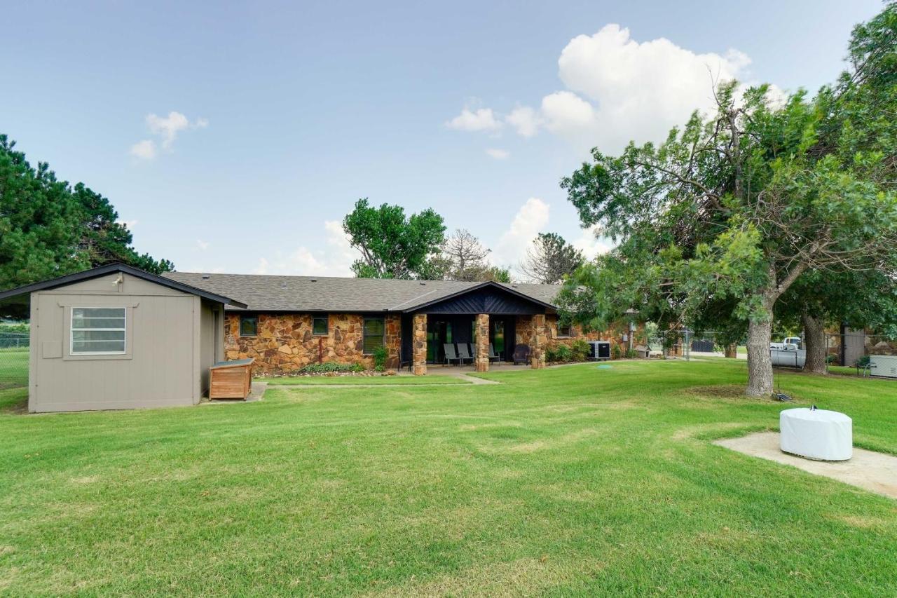 Spacious Country Home Near Ft Sill And Medicine Park Lawton Exterior foto